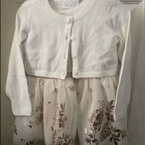 Baby/Toddler Girl Dress and Sweater